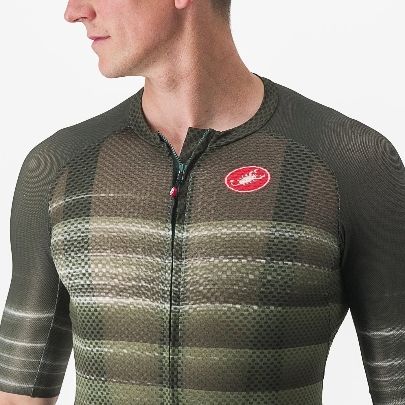 tricou cu maneca scurta castelli climbers 30 sl2 kaki xxl 4