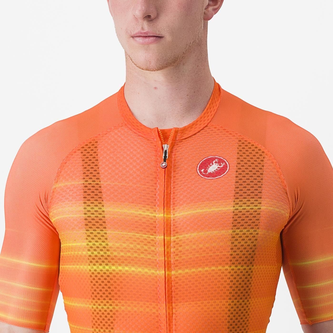 tricou cu maneca scurta castelli climbers 30 sl2 portocaliu xxl 4