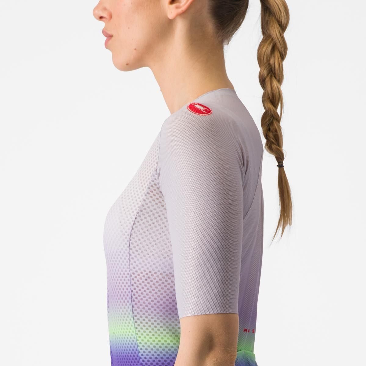 tricou cu maneca scurta castelli climbers 40 w de dama violet vernil mov m 3