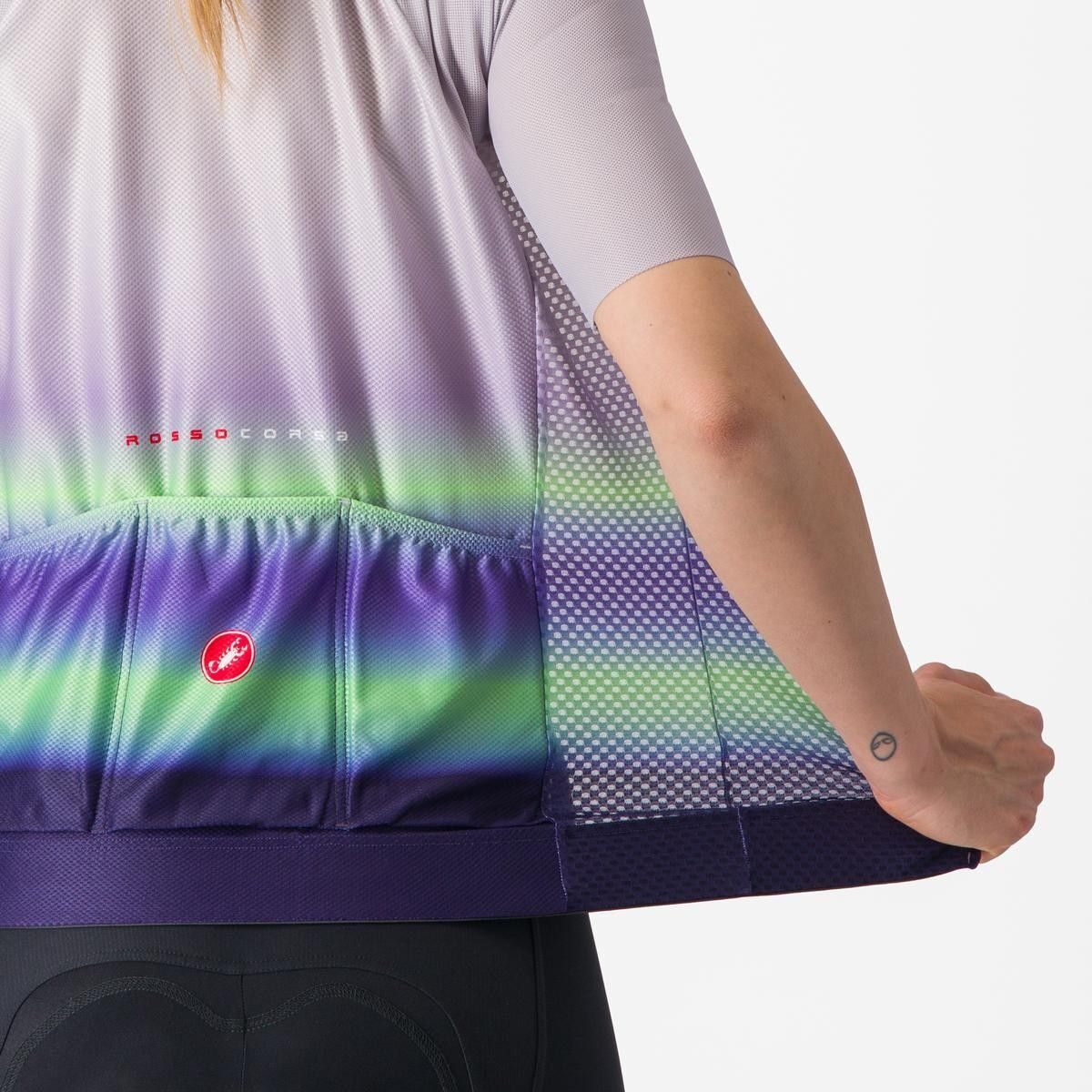 tricou cu maneca scurta castelli climbers 40 w de dama violet vernil mov m 4