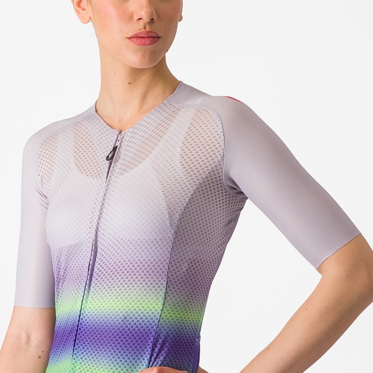 tricou cu maneca scurta castelli climbers 40 w de dama violet vernil mov m 6