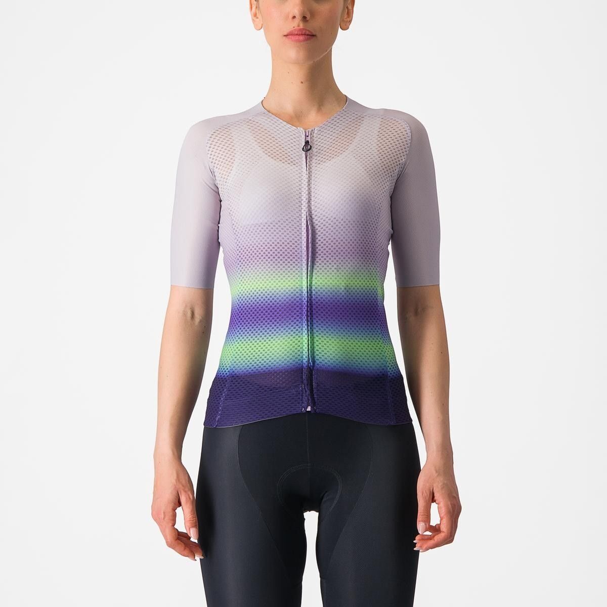 tricou cu maneca scurta castelli climbers 40 w de dama violet vernil mov m