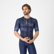 Tricou cu maneca scurta Castelli Climbers A/C, pentru barbati, albastru belgian L
