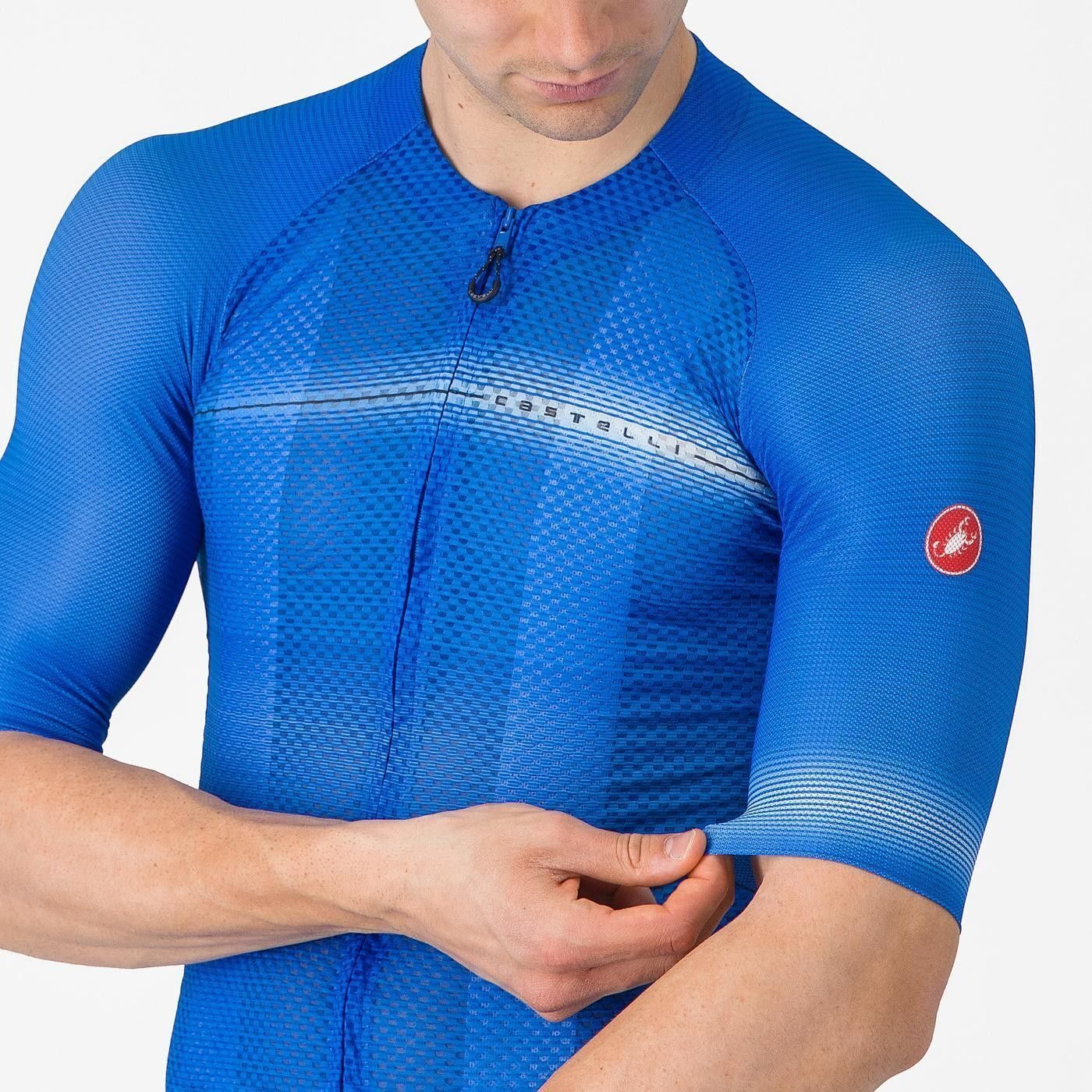 tricou cu maneca scurta castelli climbers a c pentru barbati albastru italia albastru belgian xxl 2