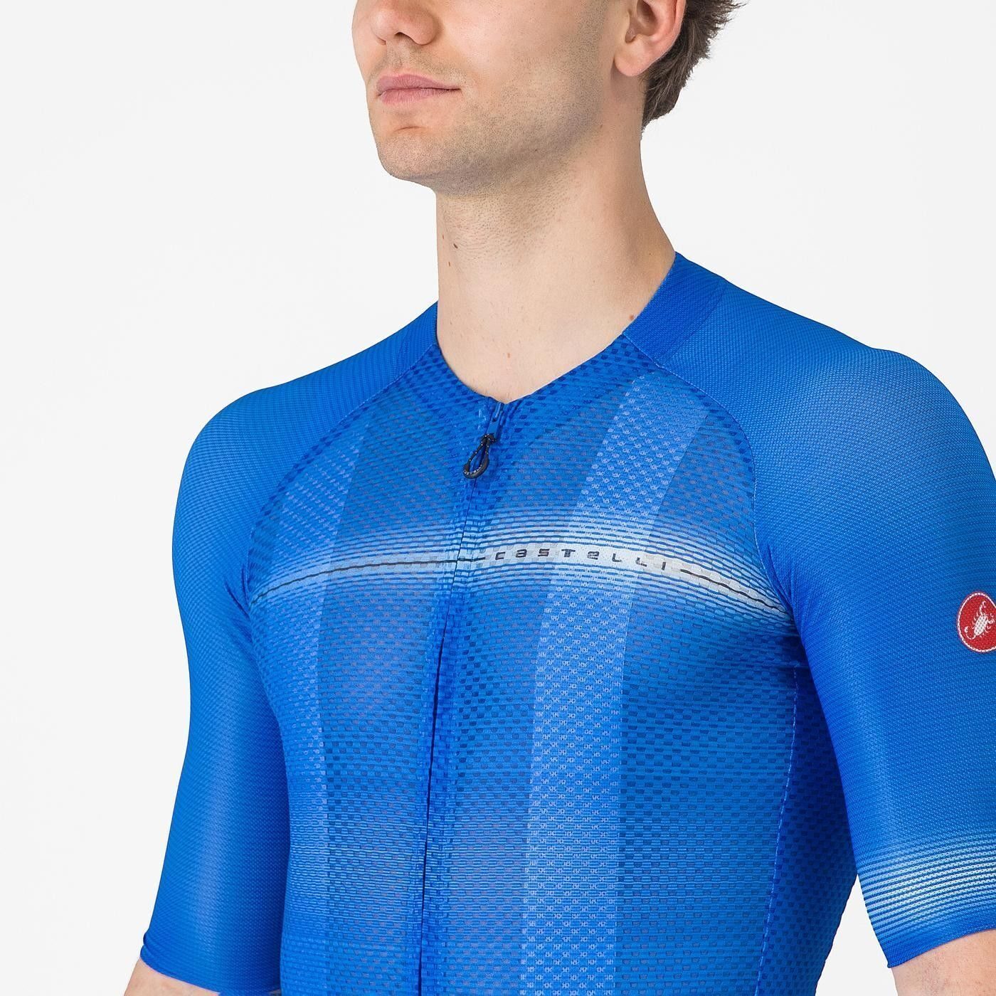 tricou cu maneca scurta castelli climbers a c pentru barbati albastru italia albastru belgian xxl 4