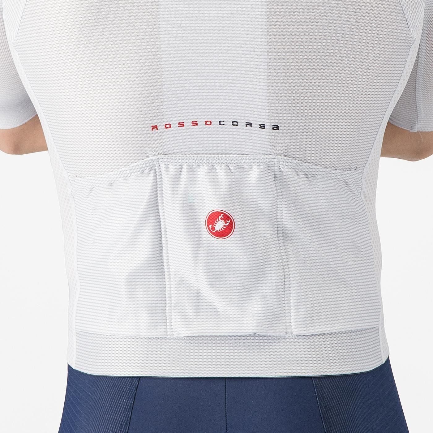 tricou cu maneca scurta castelli climbers a c pentru barbati gri argintiu rosu xxl 1