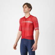tricou cu maneca scurta castelli climbers a c pentru barbati rosu negru l