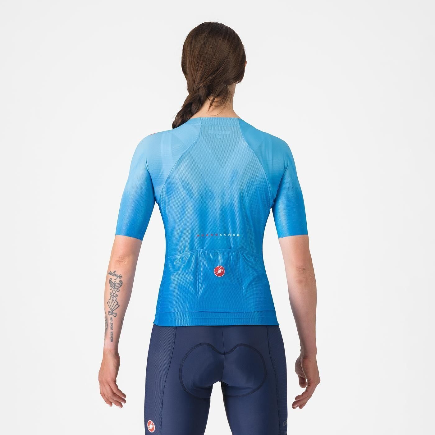 tricou cu maneca scurta castelli climbers a c w pentru femei albastru aquamarin l 4