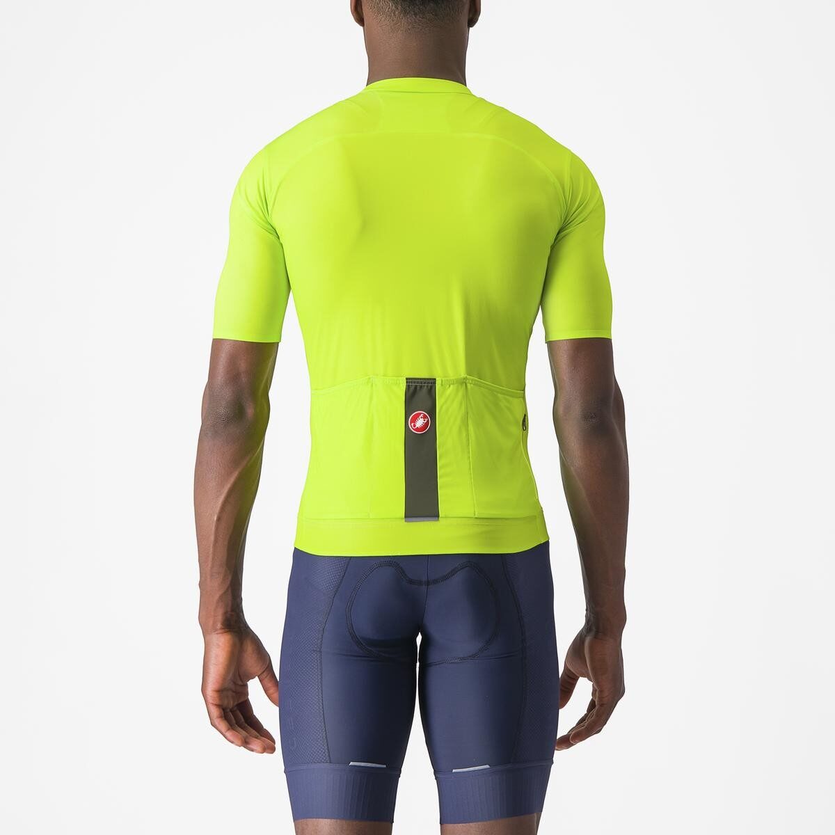 tricou cu maneca scurta castelli elements galben fluo xl 1