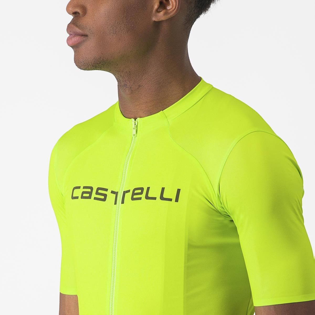 tricou cu maneca scurta castelli elements galben fluo xl 4