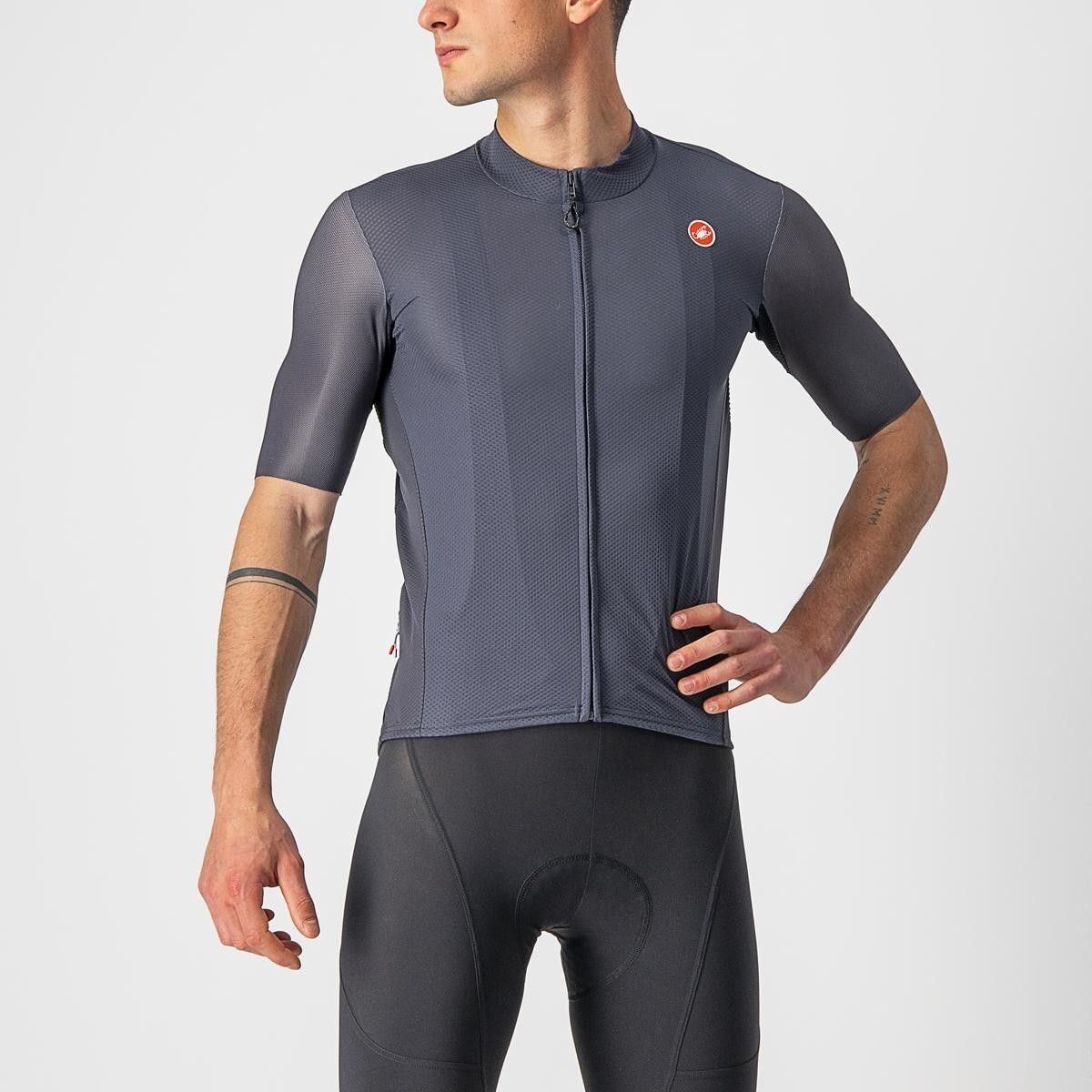tricou cu maneca scurta castelli endurance elite antracit m