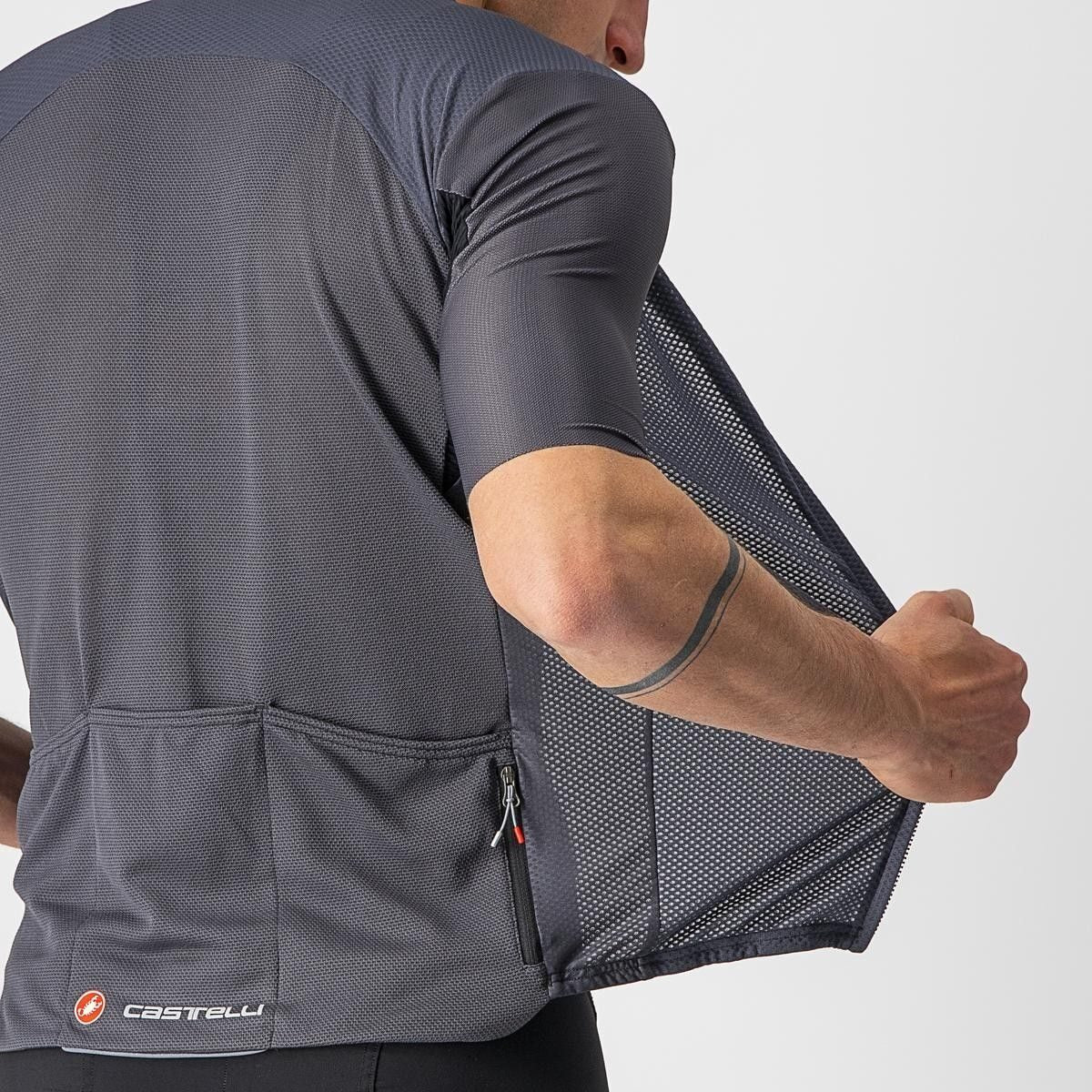 tricou cu maneca scurta castelli endurance elite antracit xl 5