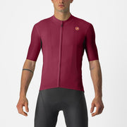 tricou cu maneca scurta castelli endurance elite visiniu m