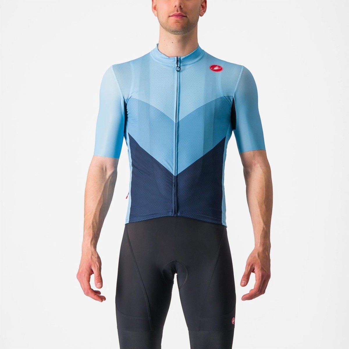 tricou cu maneca scurta castelli endurance pro 2 bleu albastru bleumarin m