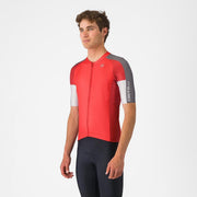 tricou cu maneca scurta castelli entrata 6 pentru barbati rosu gri fumuriu gri argintiu m