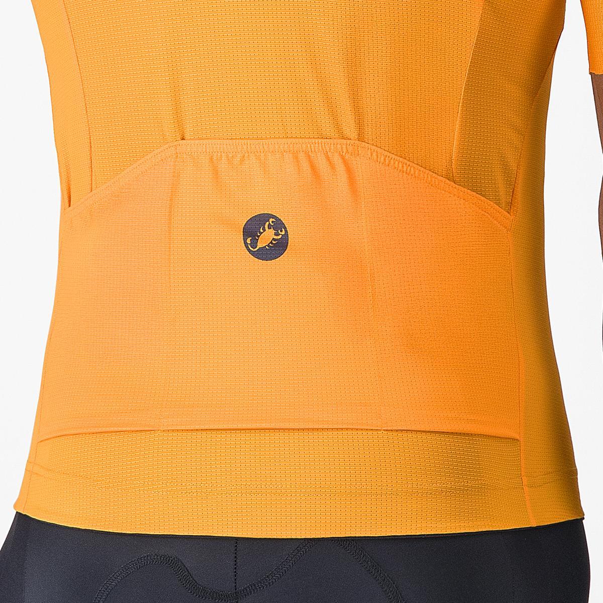 Tricou cu maneca scurta Castelli Entrata Apex, pentru barbati, portocaliu/albastru M