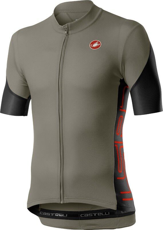 tricou cu maneca scurta castelli entrata v bark green black red s 1