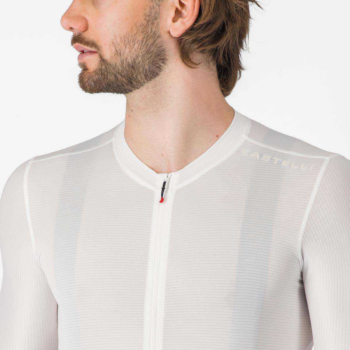 Tricou cu maneca scurta Castelli Espresso 2, pentru barbati, alb XL