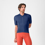 Tricou cu maneca scurta Castelli Espresso 2, pentru barbati, albastru belgian S