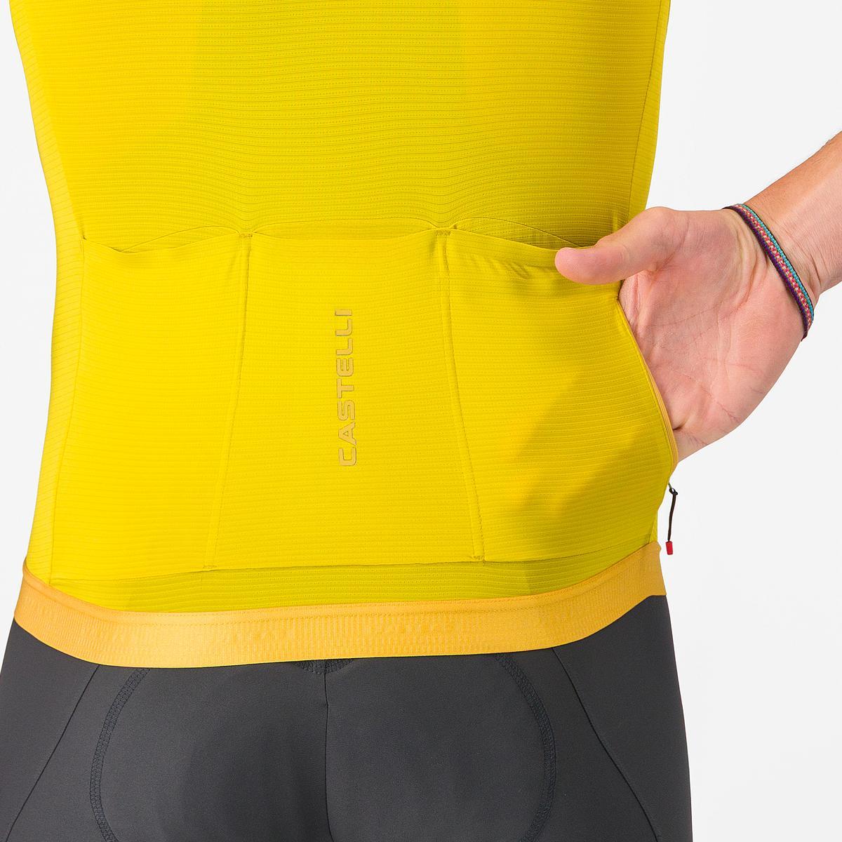 Tricou cu maneca scurta Castelli Espresso 2, pentru barbati, mango mojito XL