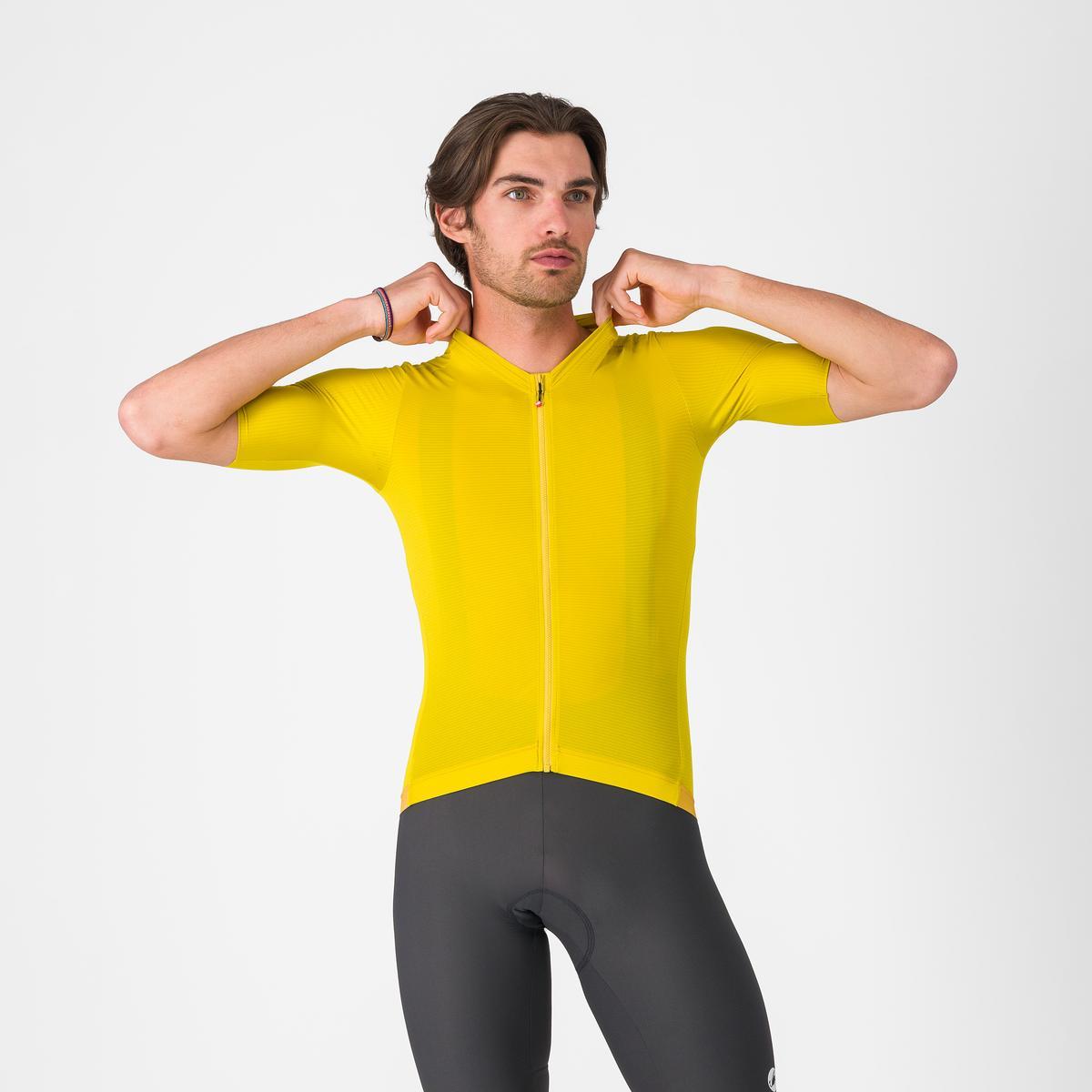 Tricou cu maneca scurta Castelli Espresso 2, pentru barbati, mango mojito XL
