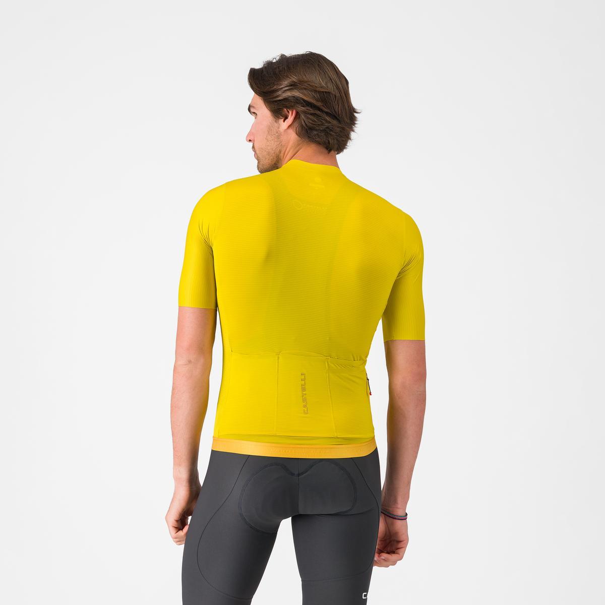Tricou cu maneca scurta Castelli Espresso 2, pentru barbati, mango mojito XXXL