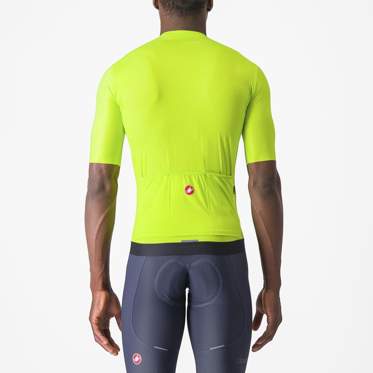 tricou cu maneca scurta castelli espresso galben fluo xl 1