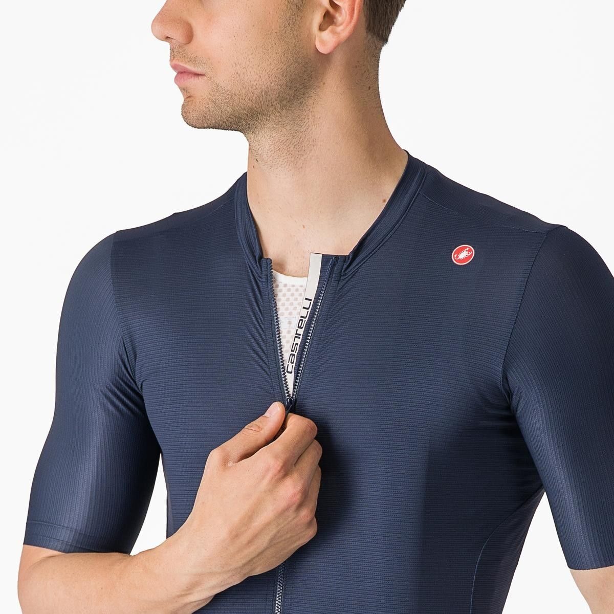 tricou cu maneca scurta castelli espresso indigo l 4