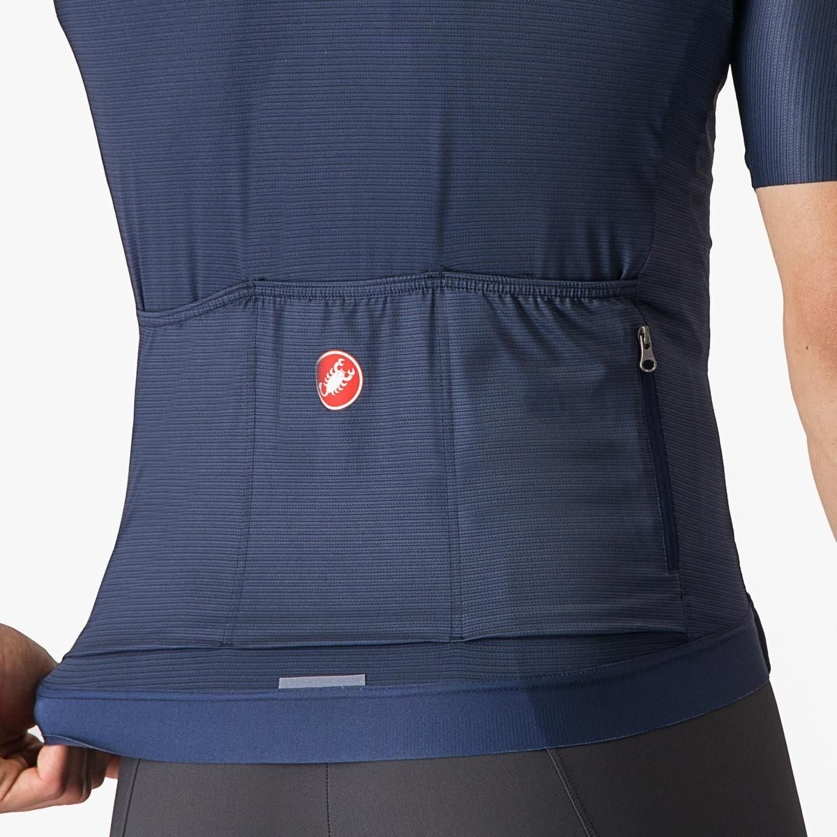 tricou cu maneca scurta castelli espresso indigo xxl 6