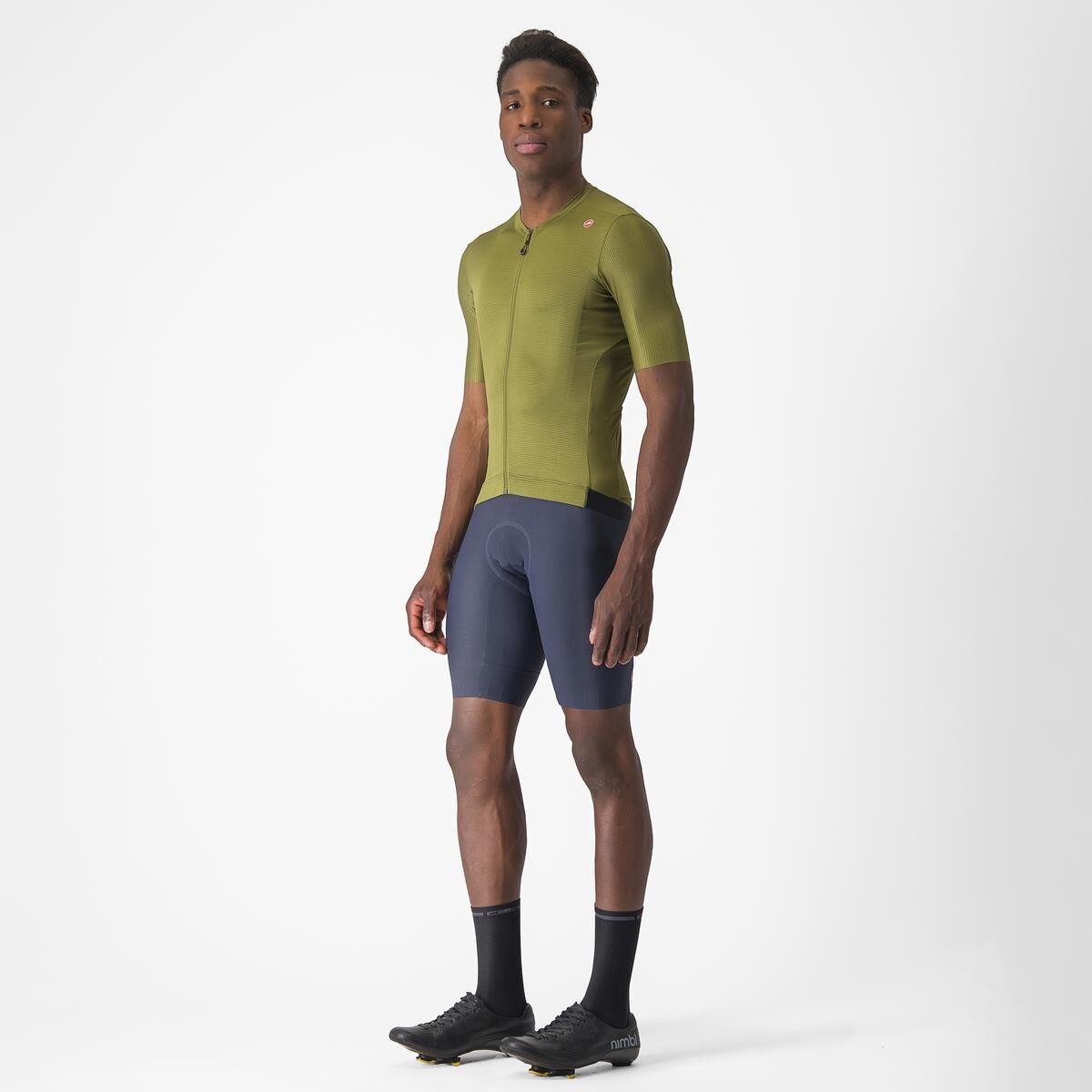 tricou cu maneca scurta castelli espresso kaki xxl 6