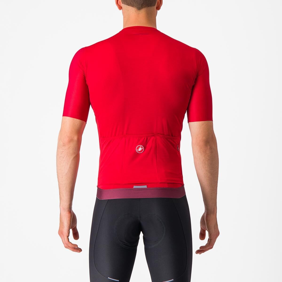 tricou cu maneca scurta castelli espresso rosu xl 1