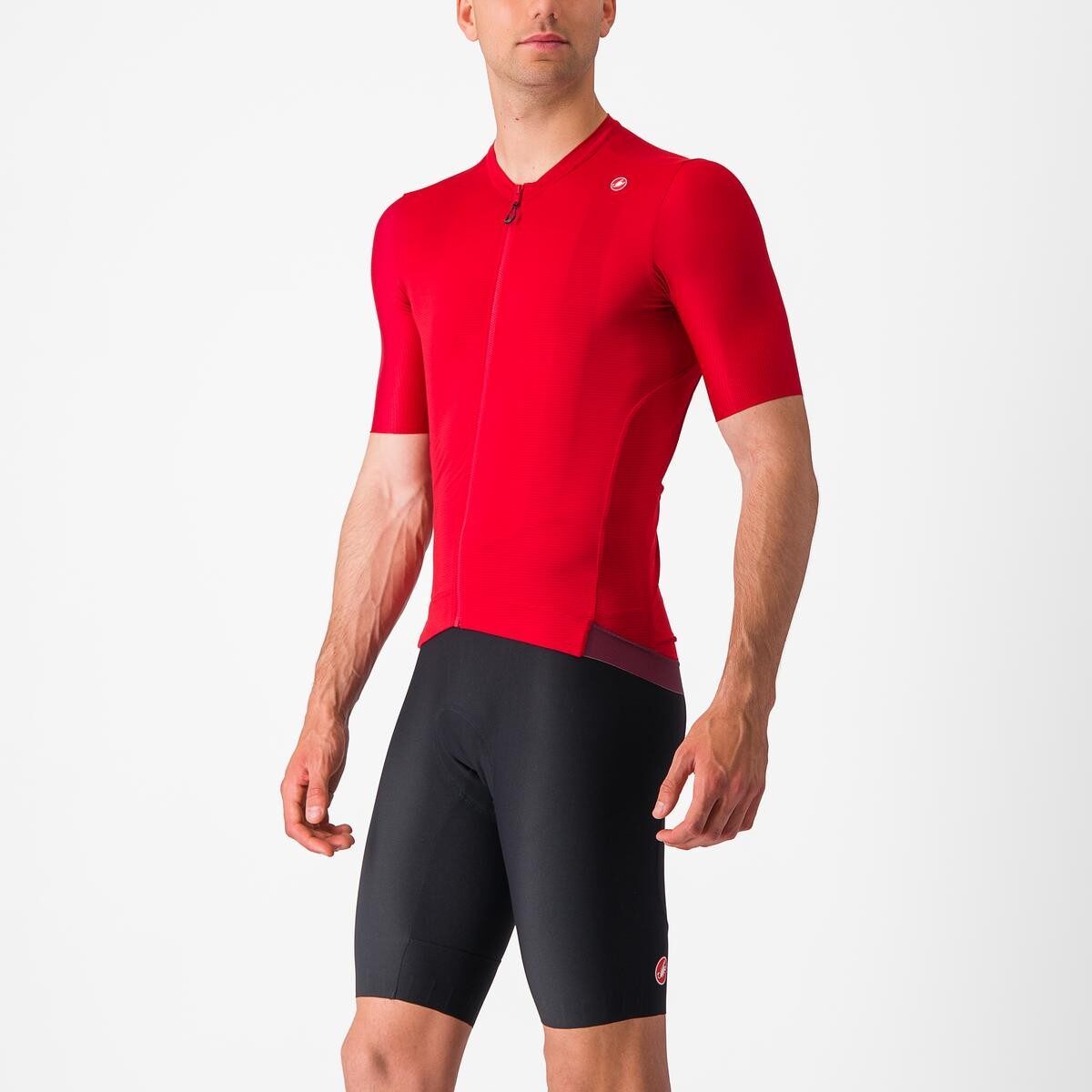 tricou cu maneca scurta castelli espresso rosu xl 2