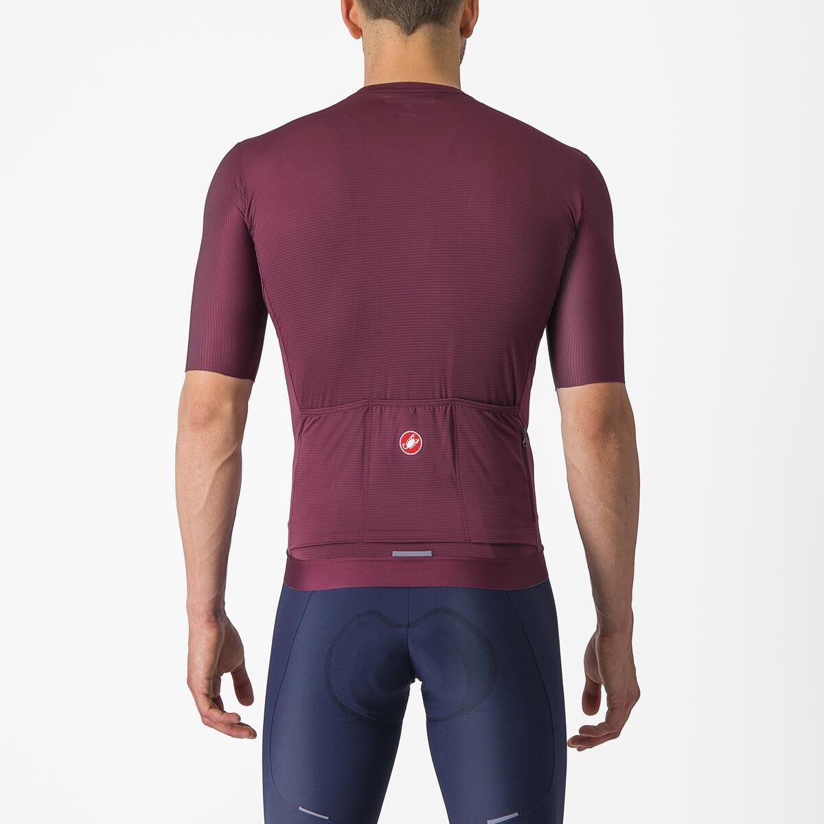tricou cu maneca scurta castelli espresso visiniu xxxl 1