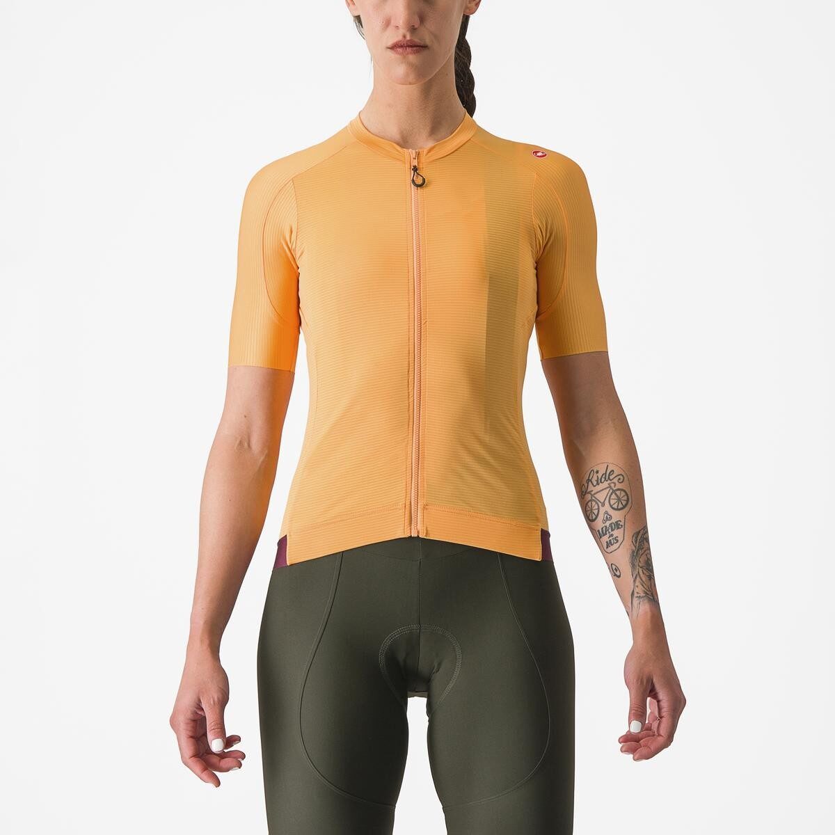 tricou cu maneca scurta castelli espresso w de dama portocaliu visiniu xs