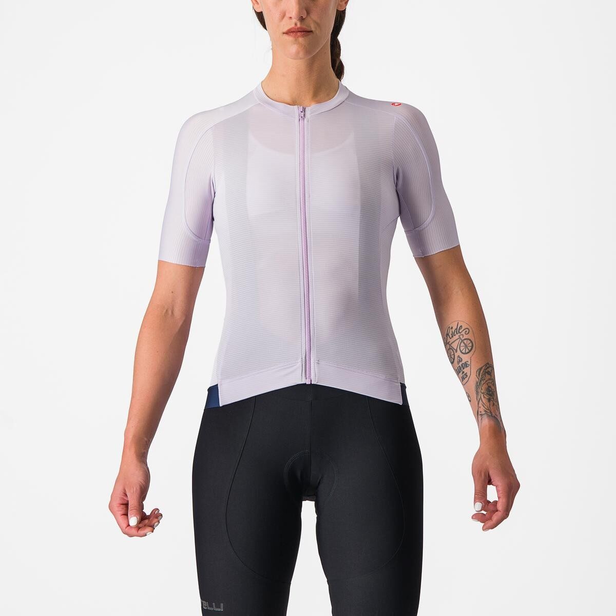 tricou cu maneca scurta castelli espresso w de dama violet s