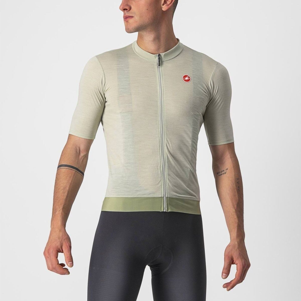 tricou cu maneca scurta castelli essenza vernil m