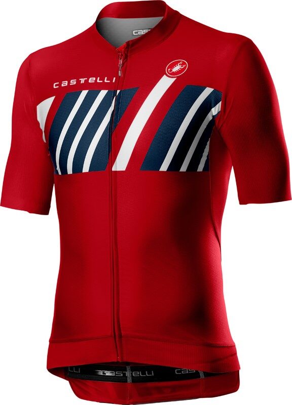 tricou cu maneca scurta castelli hors categorie rosu l 1