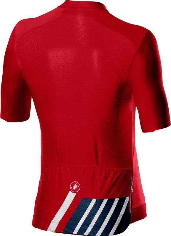 tricou cu maneca scurta castelli hors categorie rosu l