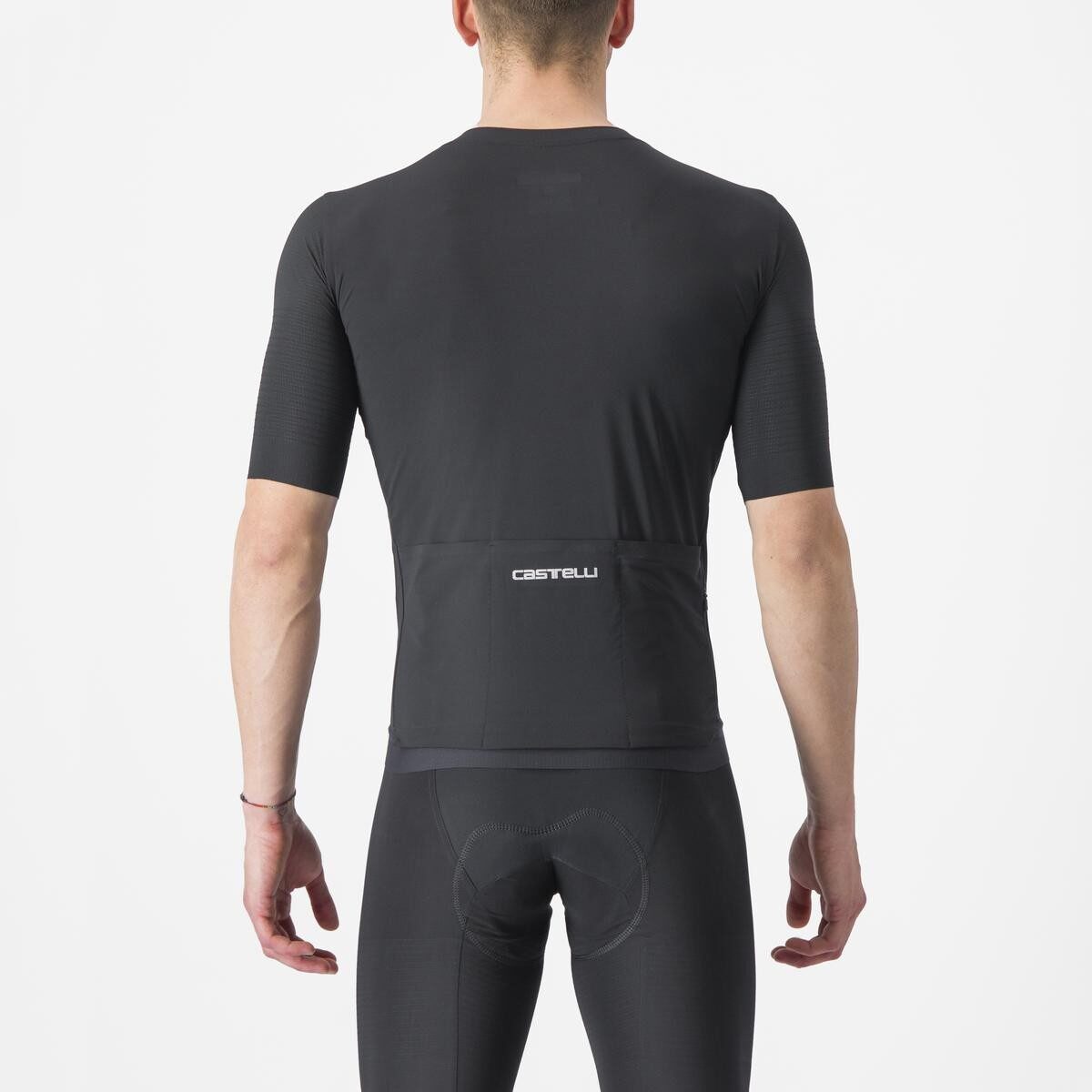 tricou cu maneca scurta castelli premio black negru s 1
