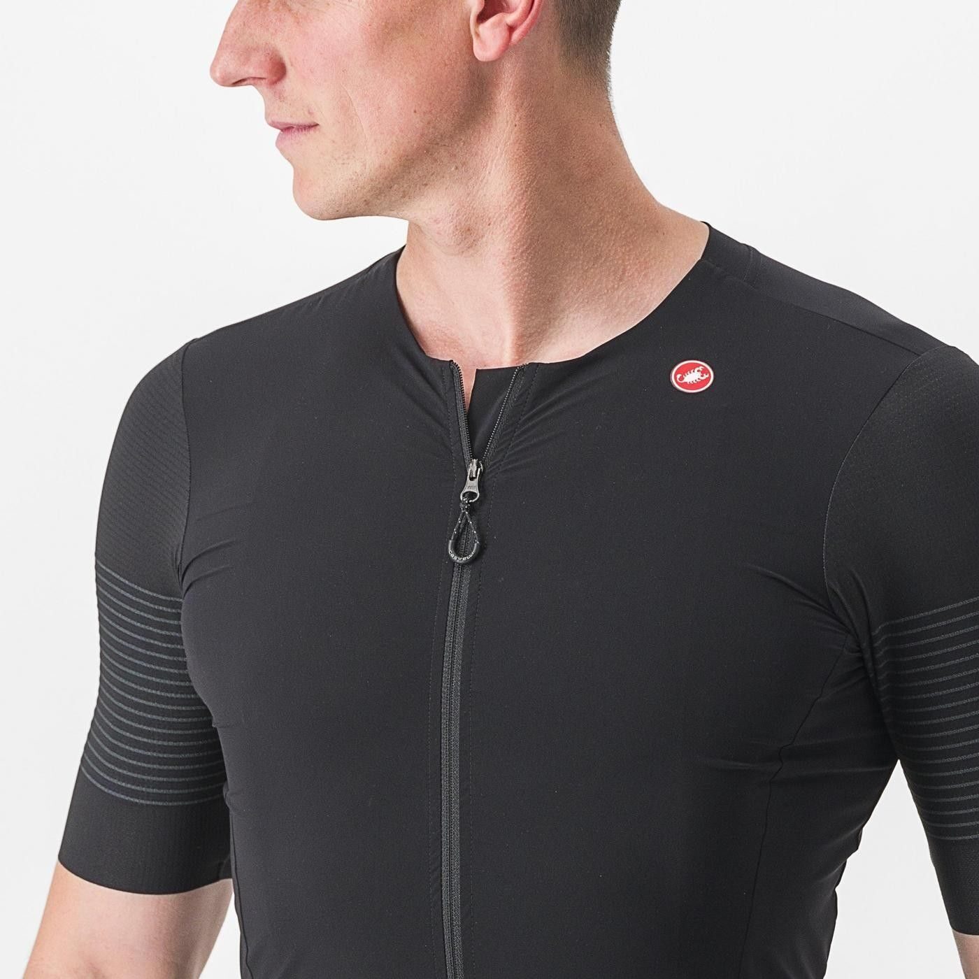 tricou cu maneca scurta castelli premio black negru xl 5