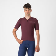 tricou cu maneca scurta castelli premio evo pentru barbati visiniu inchis s