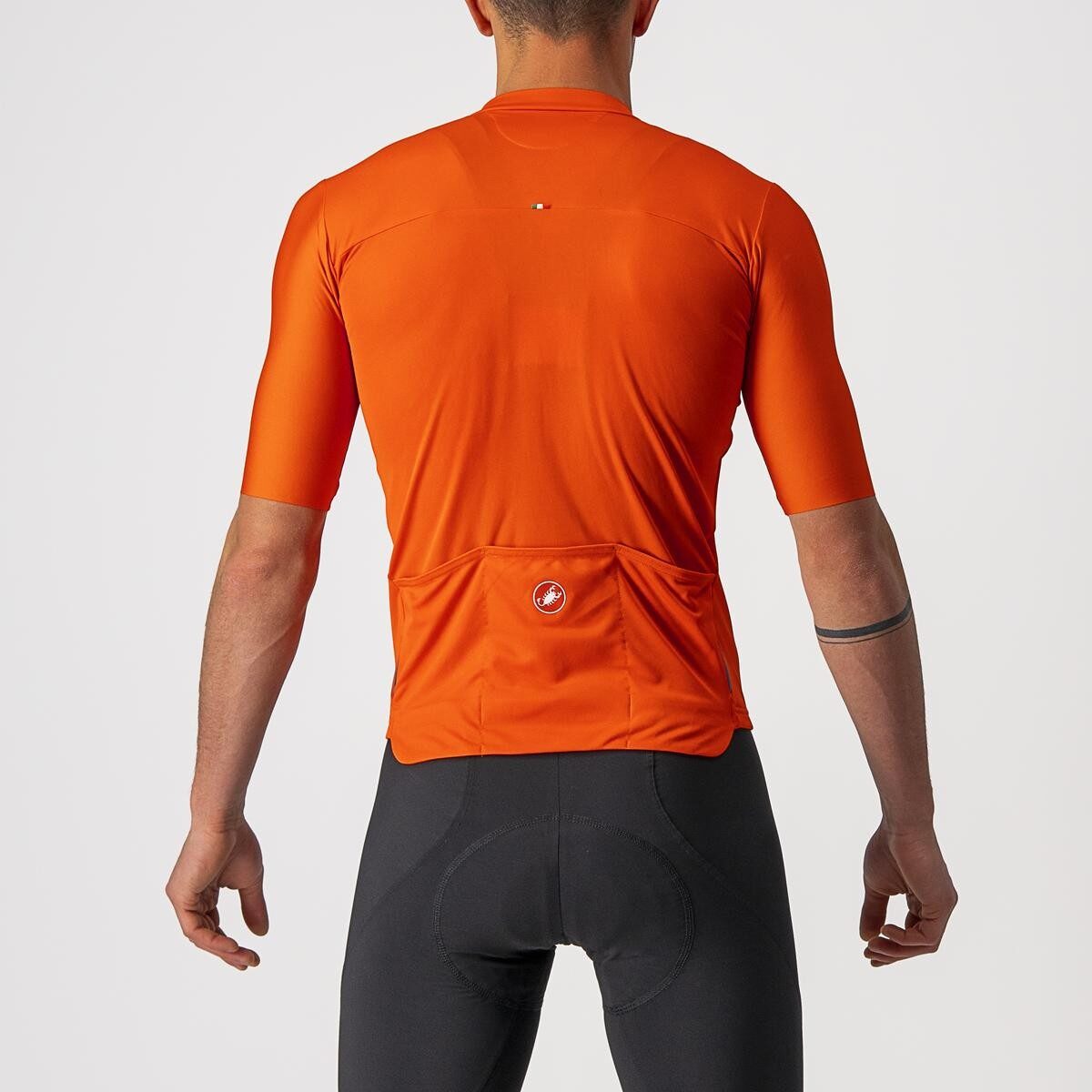 tricou cu maneca scurta castelli prologo 7 portocaliu antracit alb l 1