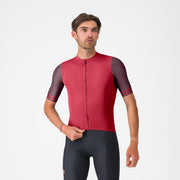 Tricou cu maneca scurta Castelli Prologo Lite 2, pentru barbati, rosu/bordo XXL