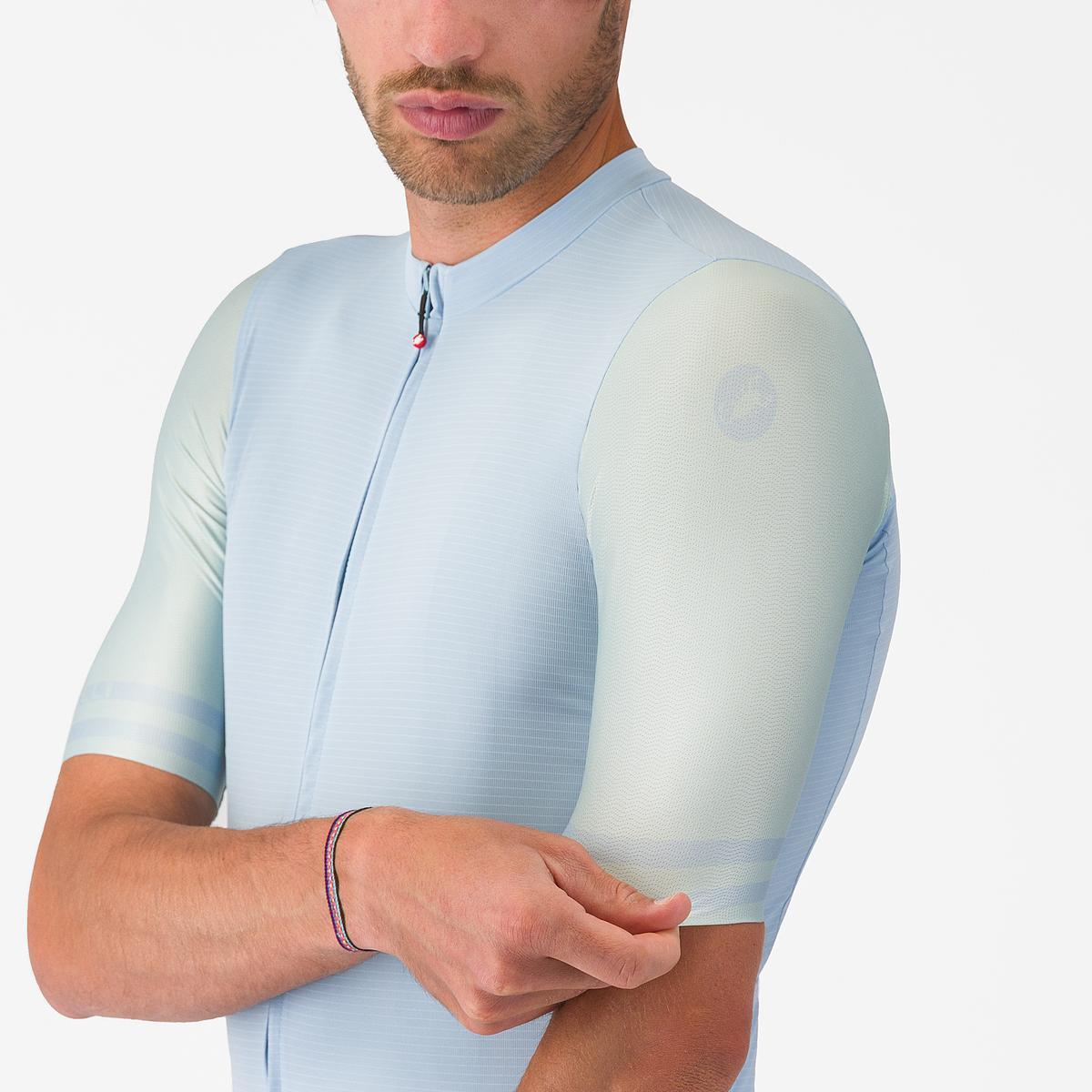 Tricou cu maneca scurta Castelli Prologo Lite 2, pentru barbati, winter sky S