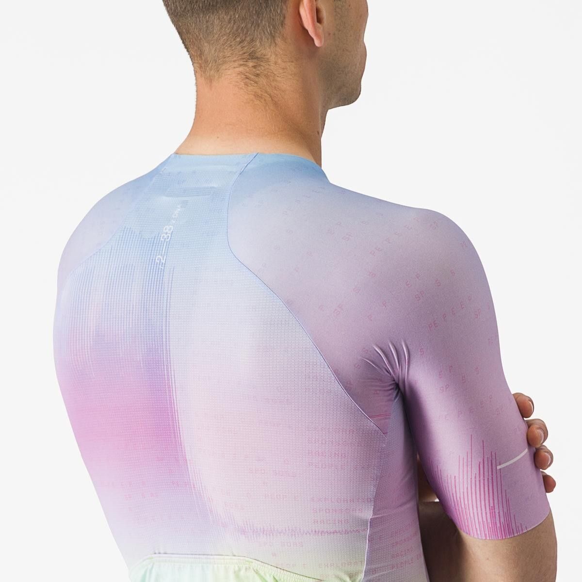 tricou cu maneca scurta castelli r a d violet multicolor m 5