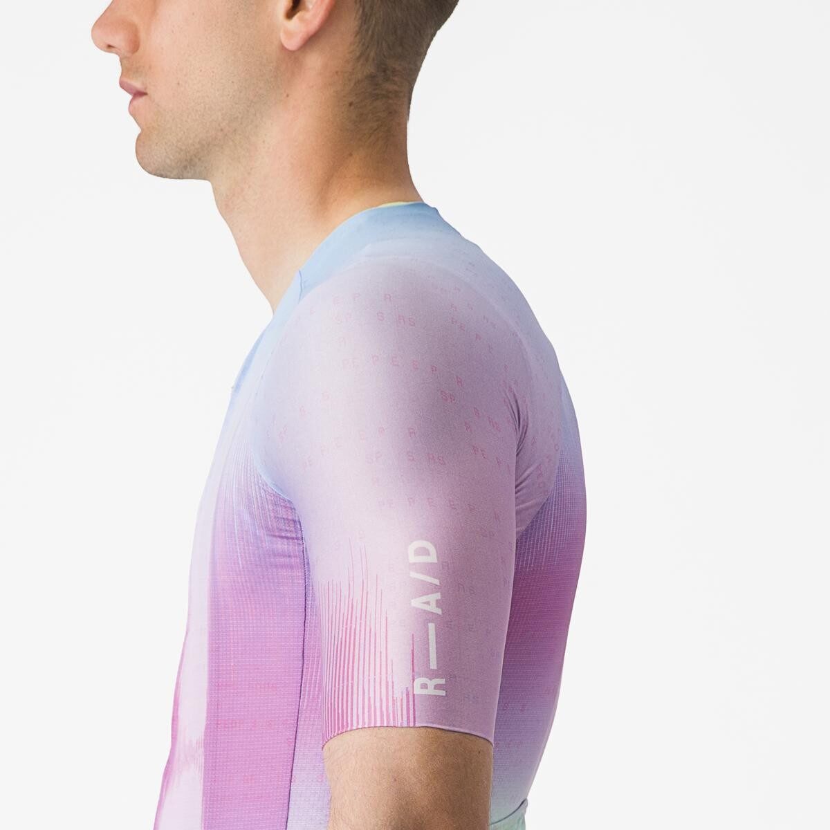 tricou cu maneca scurta castelli r a d violet multicolor s 6