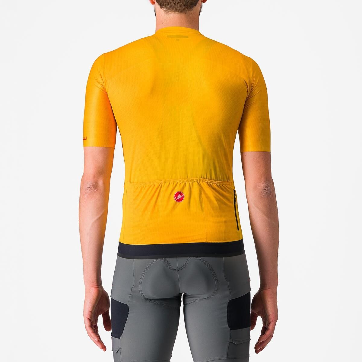 tricou cu maneca scurta castelli unlimited endurance galben rosu xl 1