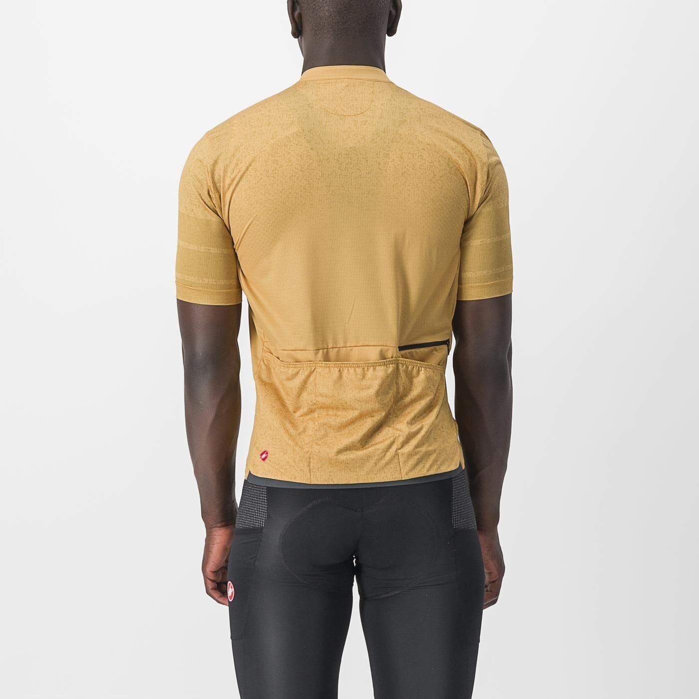 tricou cu maneca scurta castelli unlimited terra galben l 1