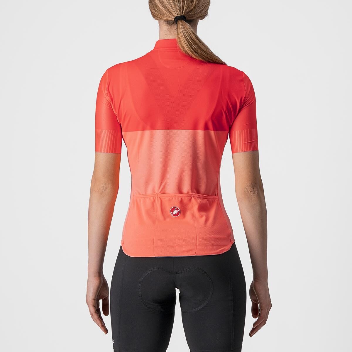 tricou cu maneca scurta castelli velocissima de dama corai roz m 1