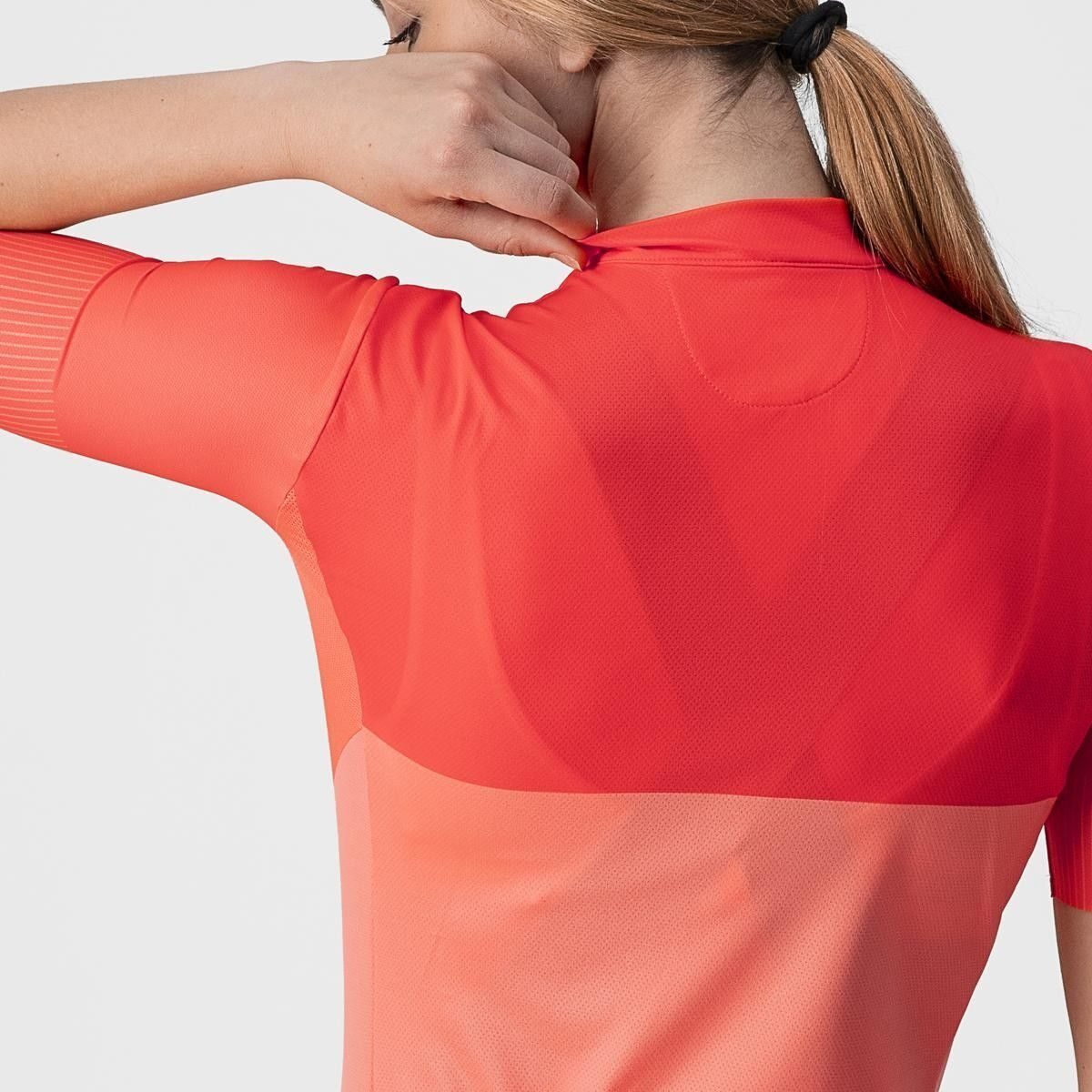 tricou cu maneca scurta castelli velocissima de dama corai roz m 4